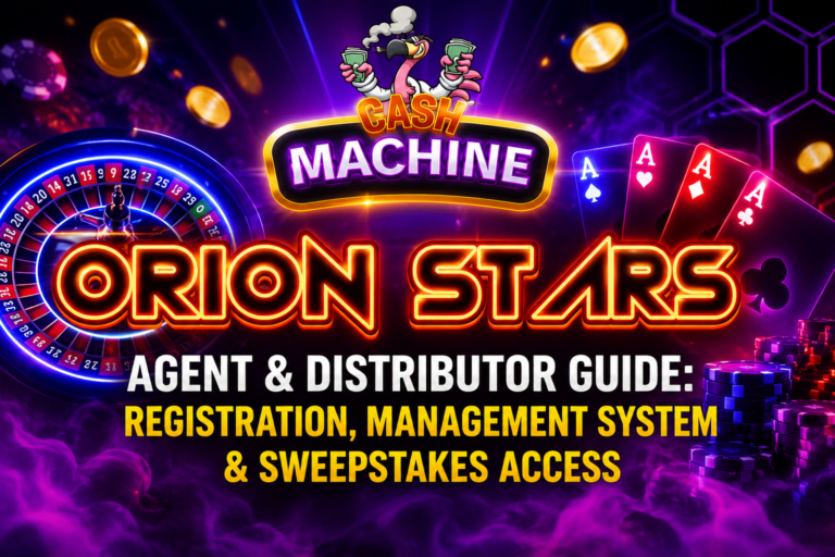 Orion Stars Agent & Distributor Guide: Registration, Management System & Sweepstakes Access