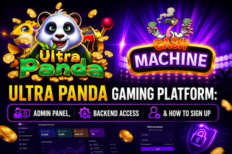 Ultra Panda Gaming Platform:Admin Panel, Backend Access & How to Sign Up